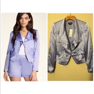 Bebe Textured satin jacket 00, 4, 6, 8